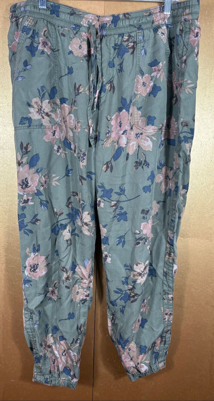 Anthropologie Orana floral printed joggers size 1X